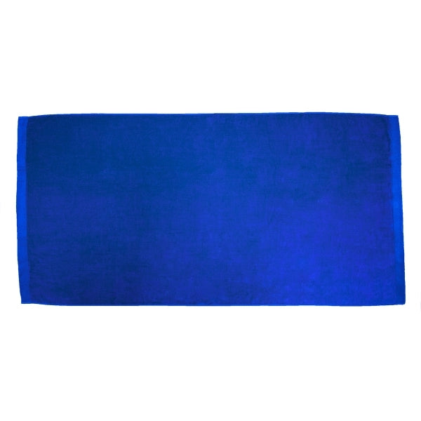 King Size Dobby Hem Velour Beach Towel