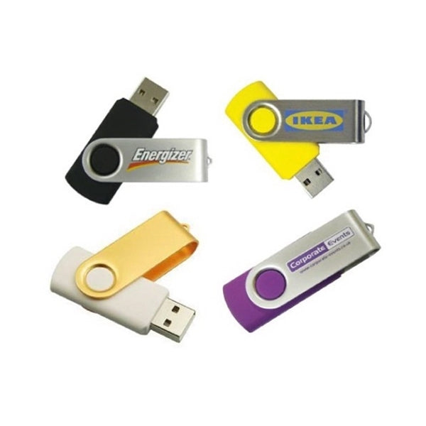 Swivel USB Flash Drive w/ Quick Turnaround