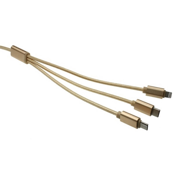 Long USB Charging Cable for Apple, Android and Type-C Phones