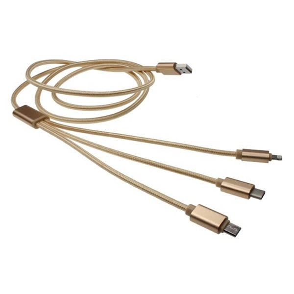 Long USB Charging Cable for Apple, Android and Type-C Phones