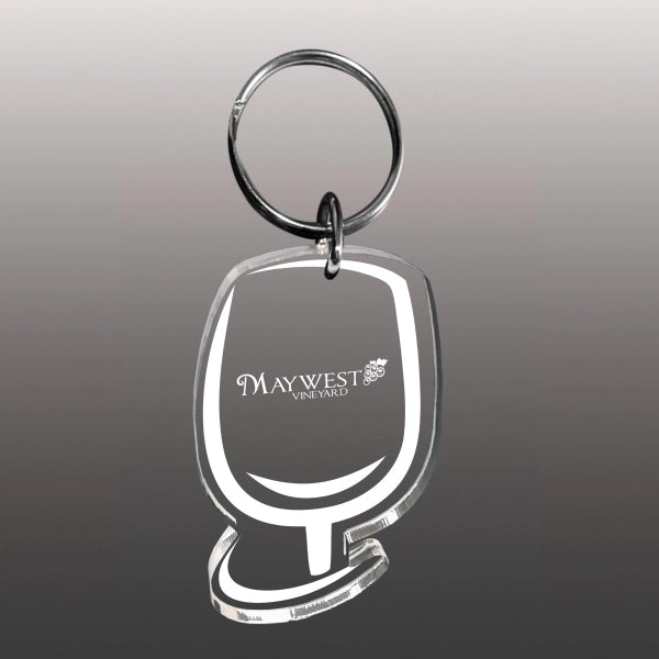 1/4" Custom Laser Etched Keychain