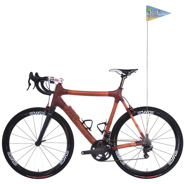 8" x 12" Double Sided PVC Bike Flag w/ Pole & Bracket