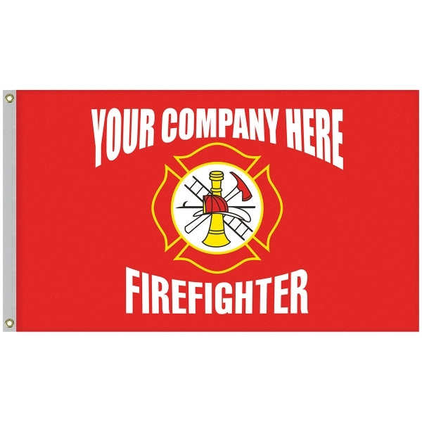 4' x 6' Firefighter Single Reverse Knitted Polyester