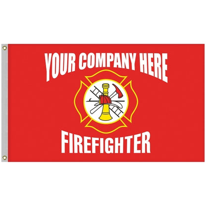 4' x 6' Firefighter Single Reverse Knitted Polyester