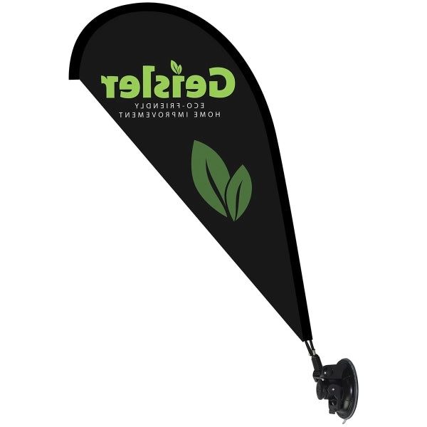 Mini Teardrop Banner with Premium Suction Cup