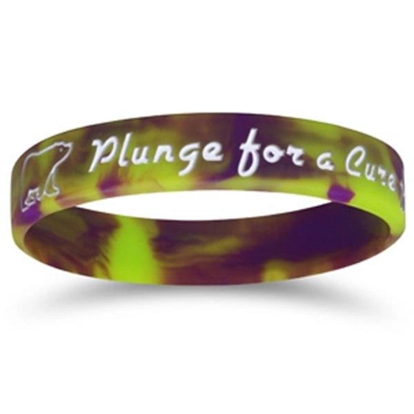 Custom Debossed Colorfilled Silicone Wristbands