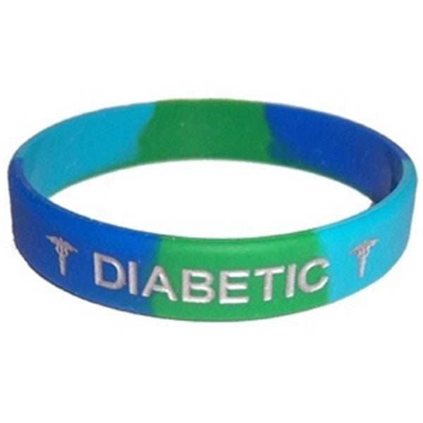Colorfilled Silicone Wristband Bracelet