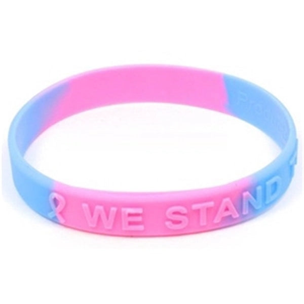 Custom Embossed Silicone Wristbands