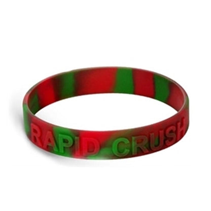 Custom Embossed Silicone Wristbands-A
