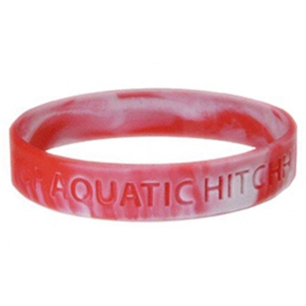 Debossed Silicone Wristband Bracelet-H