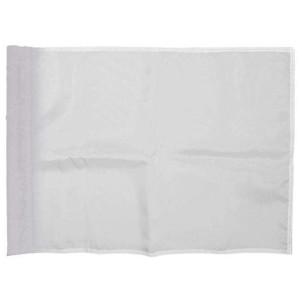 14" X 20" Solid White Golf Flags