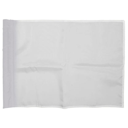 14" X 20" Solid White Golf Flags