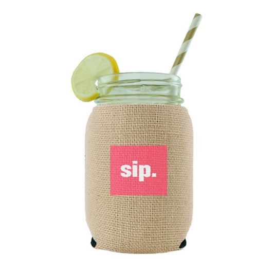 Jar Kaddy Burlap