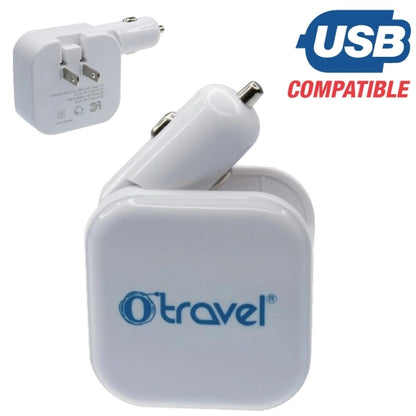 Hilltop - USB Type A charger with AC and car lighter plugs.