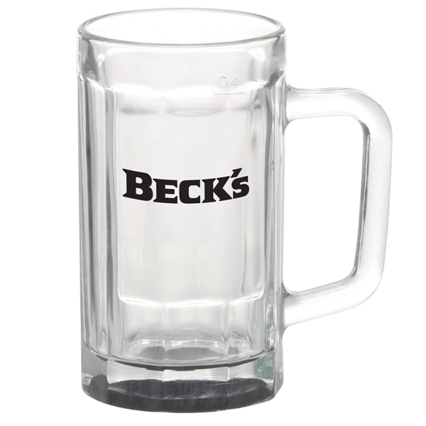 15 oz. Sports Fan Glass Beer Mugs