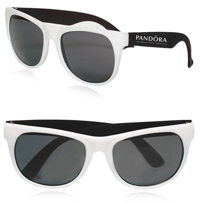 Two Tone Plastic Sunglasses