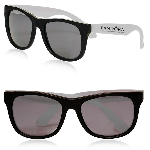 Two Tone Plastic Sunglasses