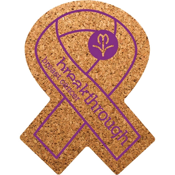 Ribbon Shaped Cork Coaster