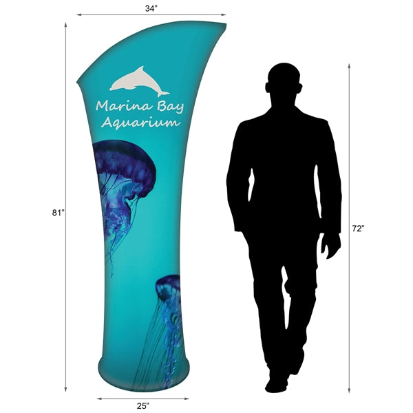 Tower Stand Pointed Curve Kit