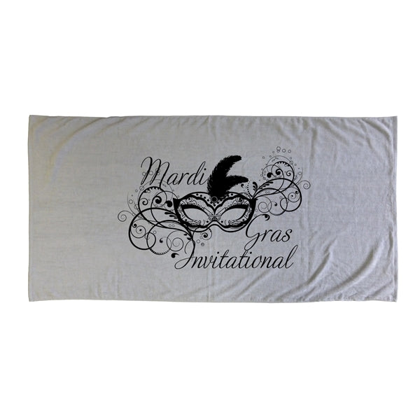 30x60 Terry Velour Promotional Beach Towel 11 Lb per Dz.
