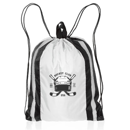Large Reflector Drawstring Backpacks