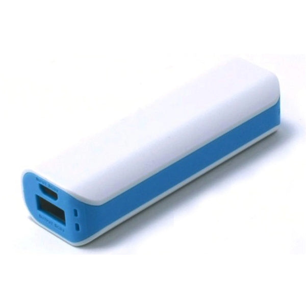 2600mAh White and Pastel Power Bank