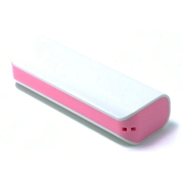 2600mAh White and Pastel Power Bank