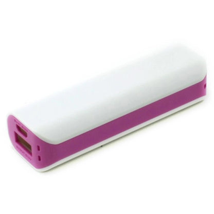 2600mAh White and Pastel Power Bank