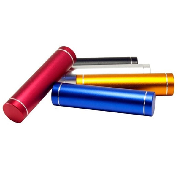 2200mAh Round Cylindrical Shaped Portable Charger
