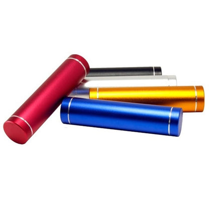 2200mAh Round Cylindrical Shaped Portable Charger