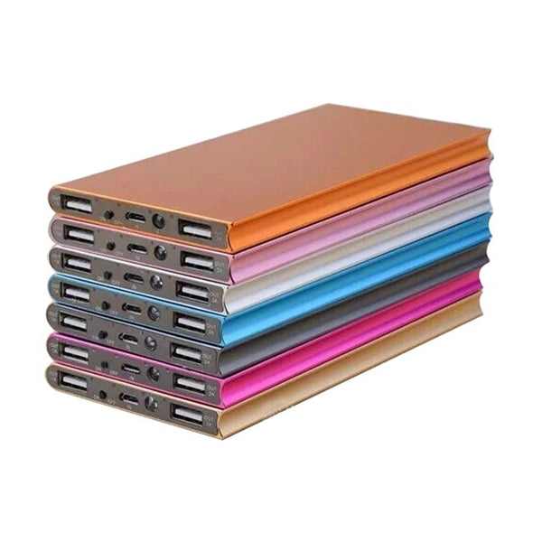 2600mAh Anodized Aluminum Flat Power Bank