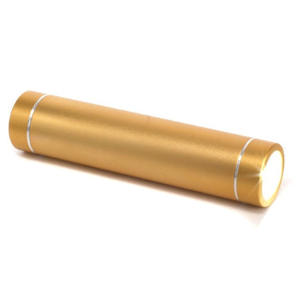 2600 mAH Anodized aluminum power bank with built-in LED