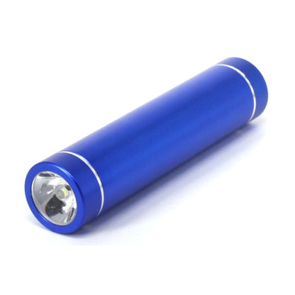 2600 mAH Anodized aluminum power bank with built-in LED