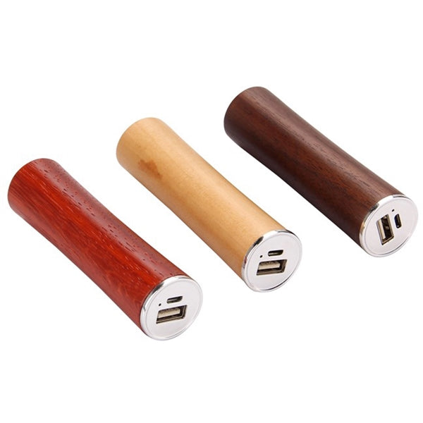 2600 mAh Eco-Friendly Wood Power Bank