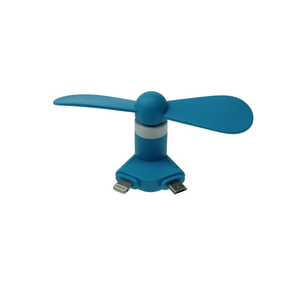 Mini USB Fan with Lightning and Micro