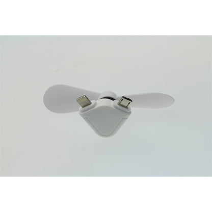 Mini USB Fan with Lightning and Micro