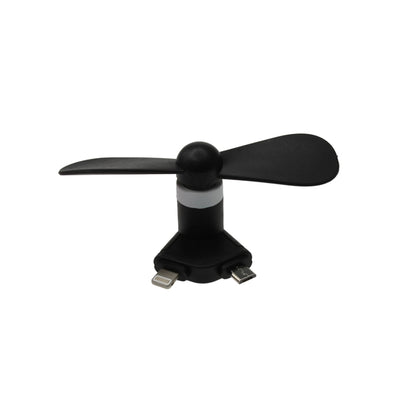 Mini USB Fan with Lightning and Micro