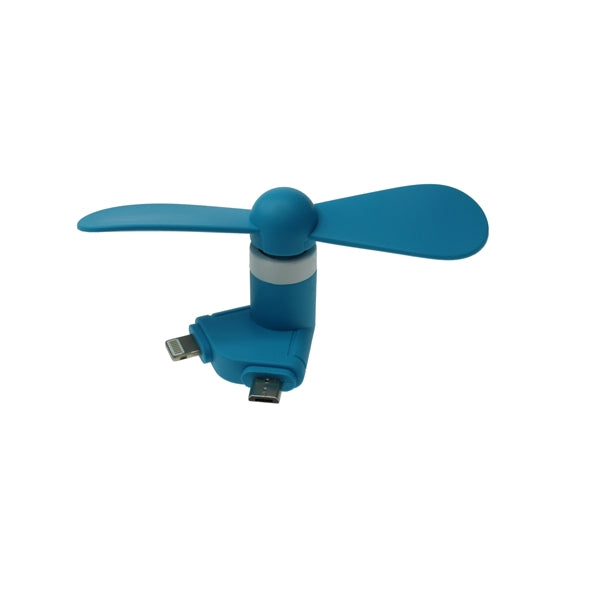Mini USB Fan with Lightning and Micro