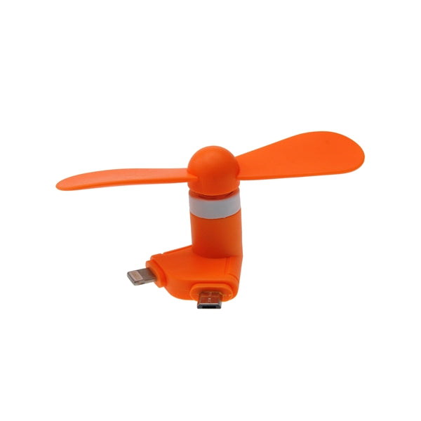Mini USB Fan with Lightning and Micro