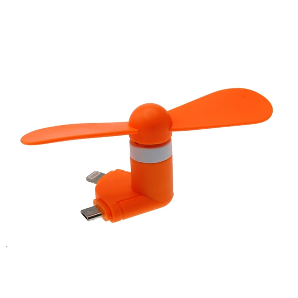 Mini USB Fan with Lightning and Micro