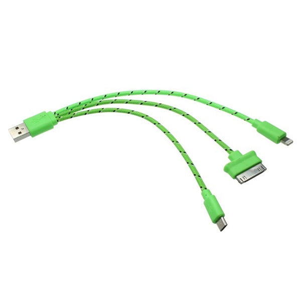 Trio USB Charging Cable for iPhone