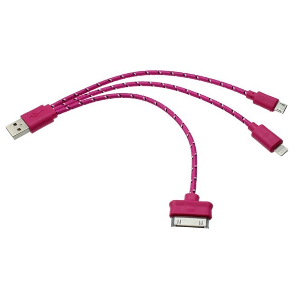 Trio USB Charging Cable for iPhone