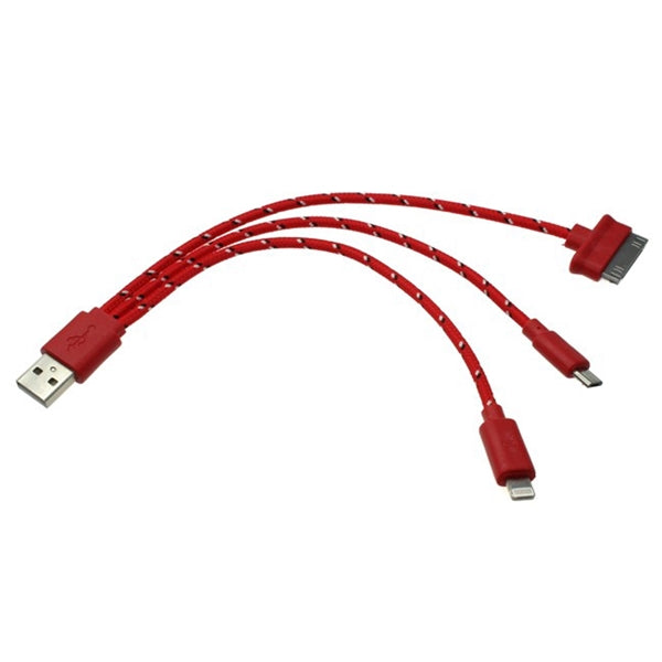 Trio USB Charging Cable for iPhone