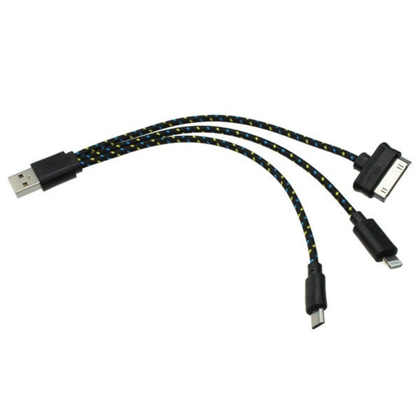 Trio USB Charging Cable for iPhone