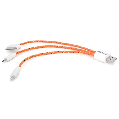 Trio USB Charging Cable for iPhone