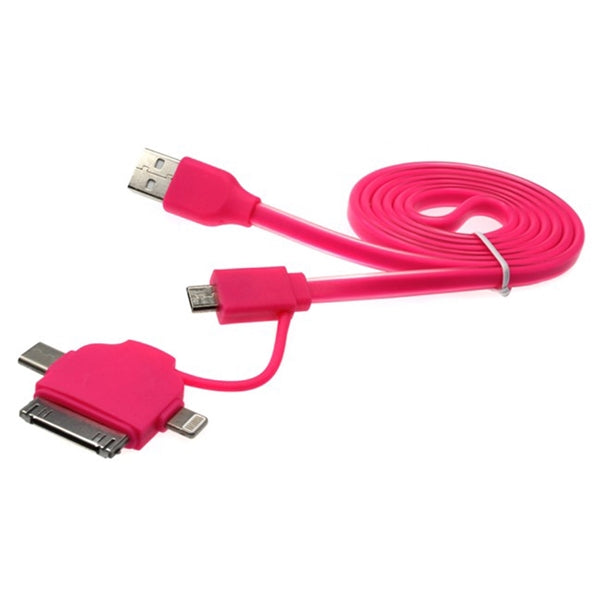 iPhone 4, 5, 6, 6S, Android and Type-C 4 in one cable