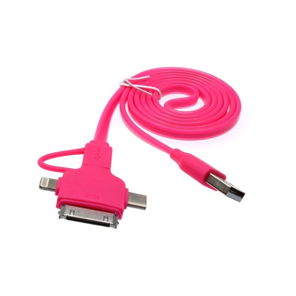 iPhone 4, 5, 6, 6S, Android and Type-C 4 in one cable