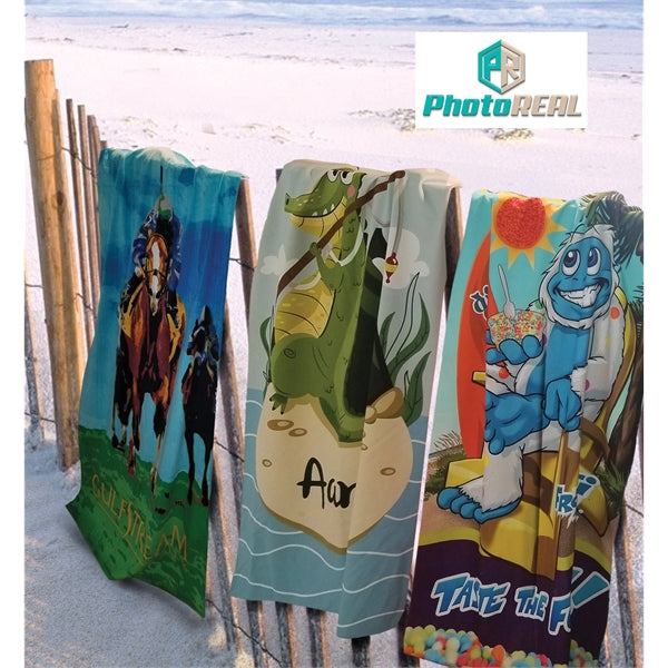 30x60 Full Color/Edge Beach Towel Sublimation