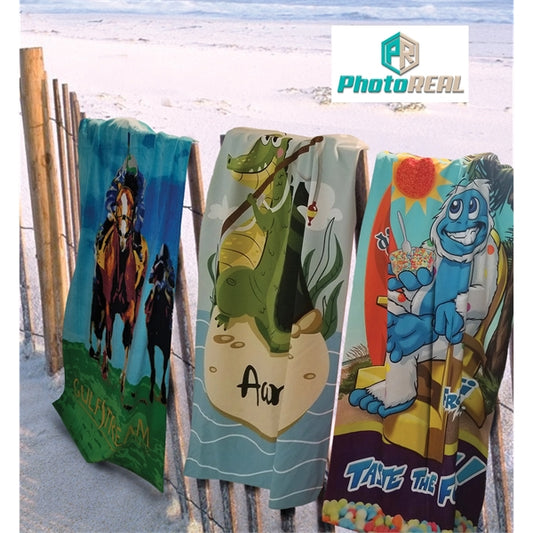 30x60 Full Color/Edge Beach Towel Sublimation