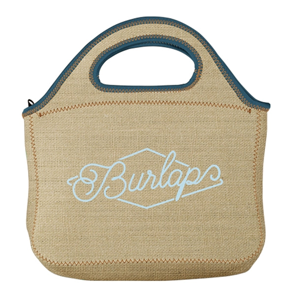 Gran Klutch Burlap Neoprene Lunch Bag